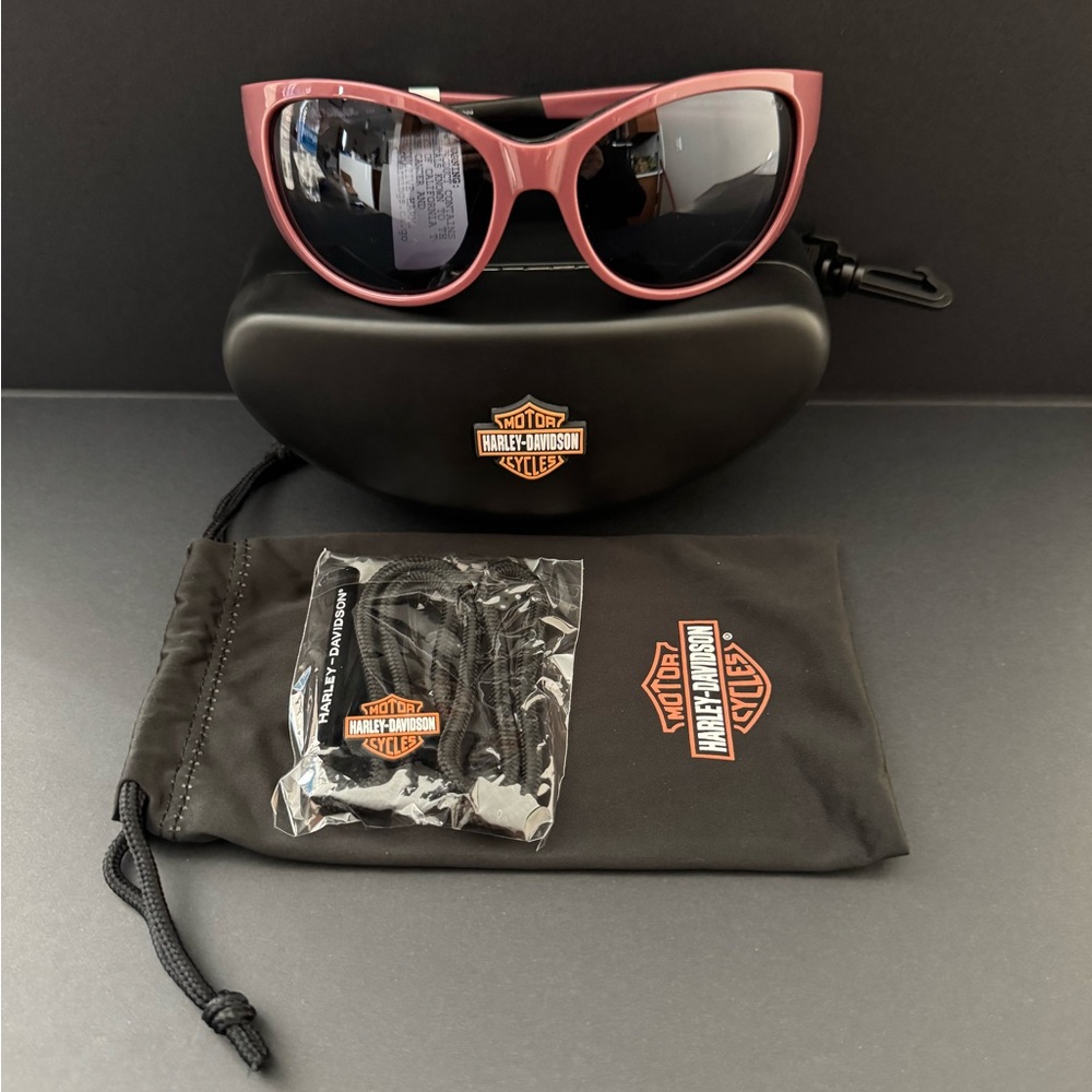 Harley-Davidson Women's Prancer Sport Photochromic Sunglasses Violet Frames Set